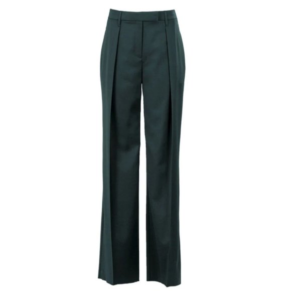 DAYWEARLAB Sweeping-Pleat Trouser Ocean Green Size 0 - Picture 1 of 3